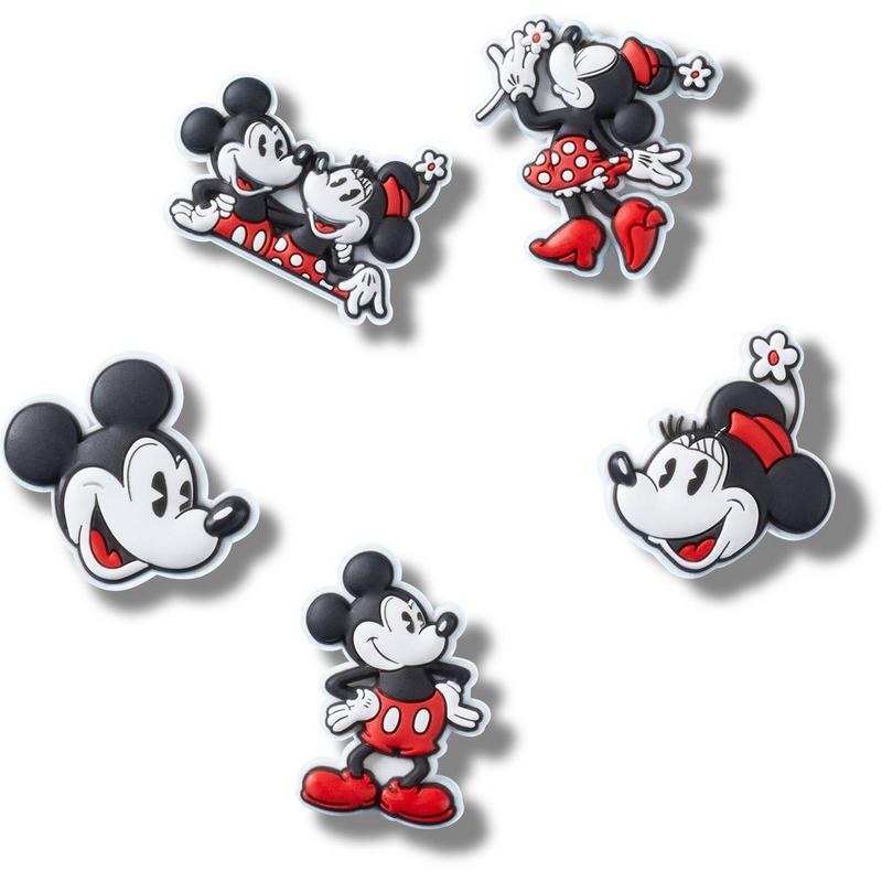 Crocs Breloques de chaussure Mickey and Minnie Jibbitz (paquet de 5)