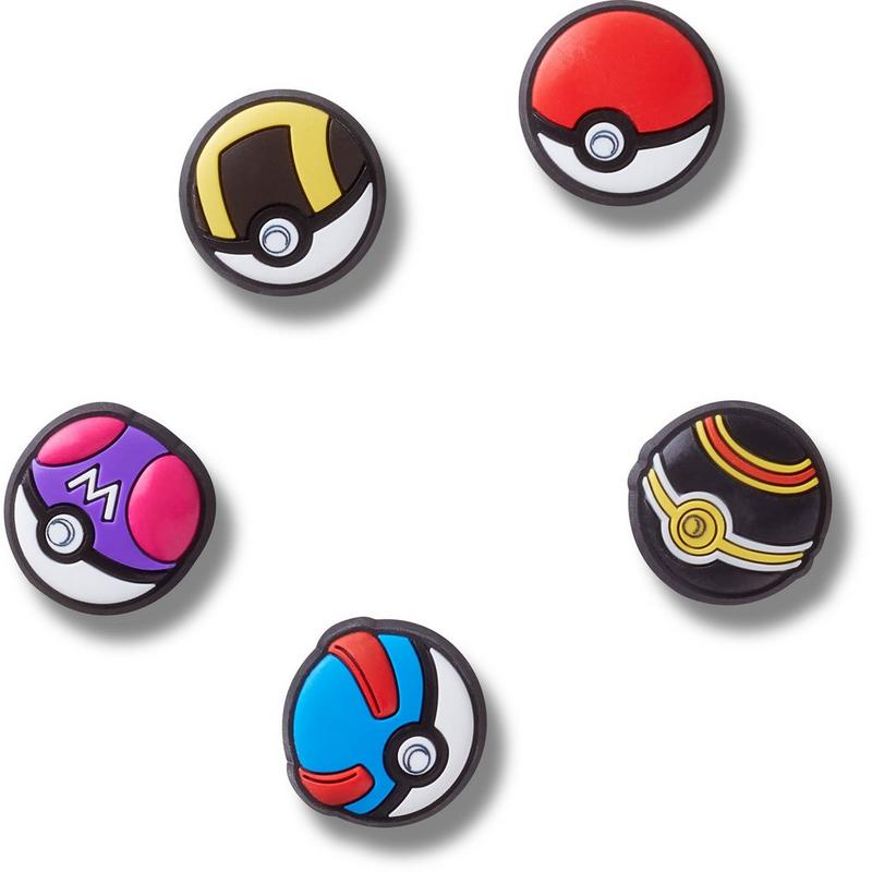 Crocs Breloques de chaussure Pok&eacute; Ball Jibbitz (paquet de 5)