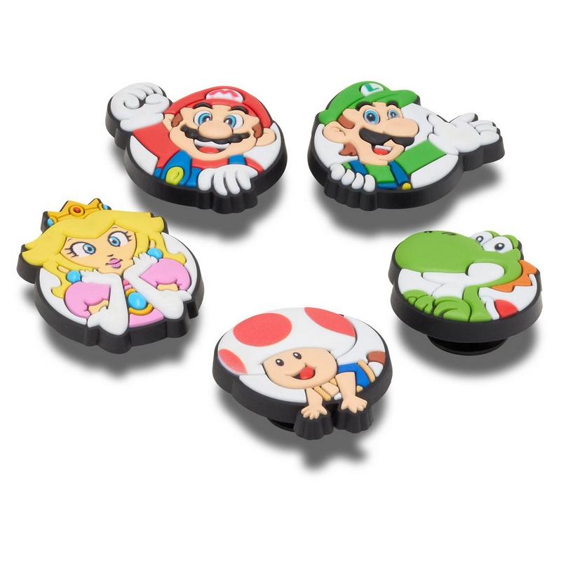 Crocs Breloques pour chaussures Mario and Friends Jibbitz (paquet de 5)