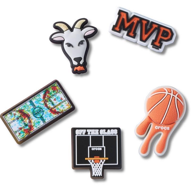 Crocs Breloques MVP Basketball Jibbitz (paquet de 5)