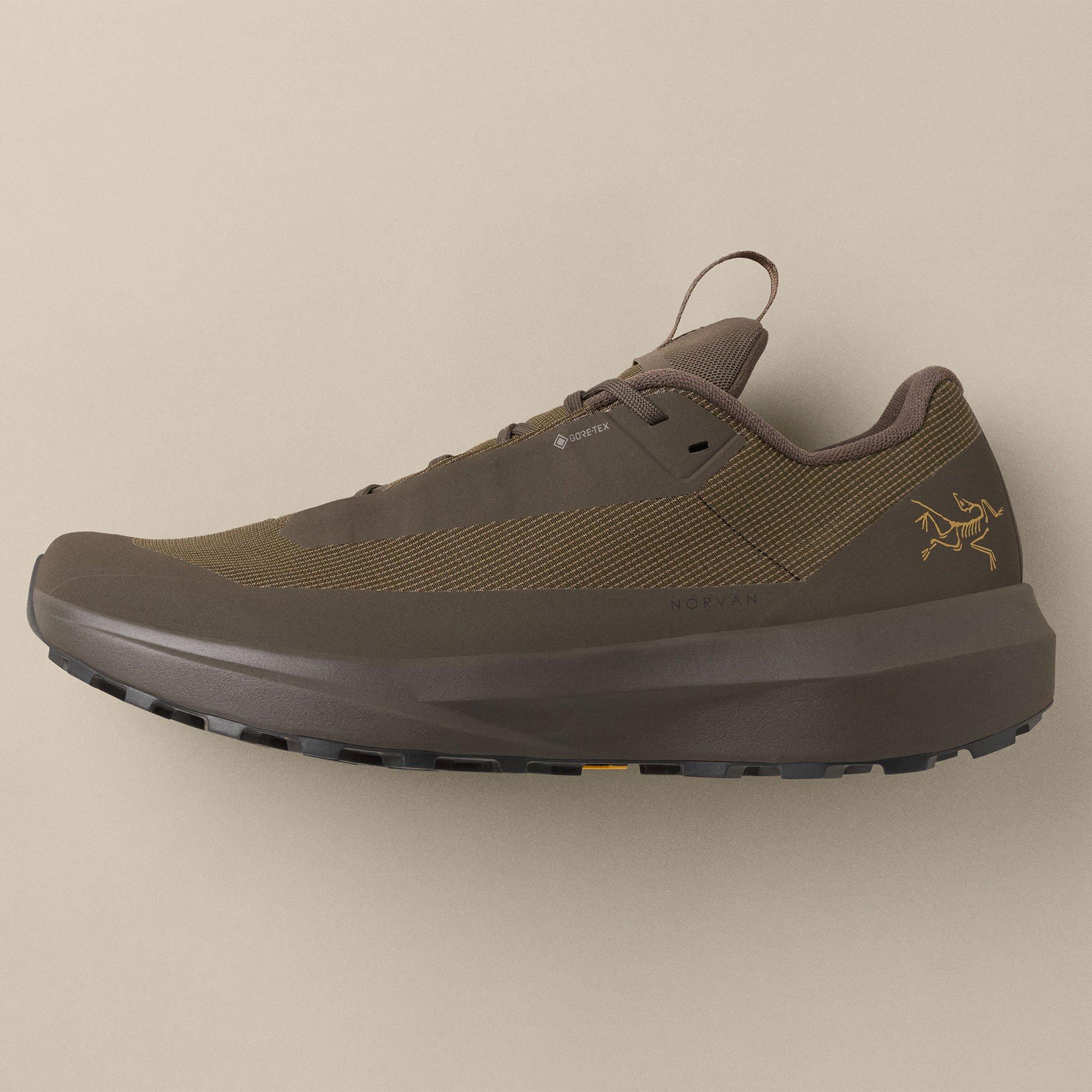 Arc'teryx | Men's Norvan LD 4 GTX Trail Running Shoes, Dark Mongoose/Dark Mongoose, Size 8