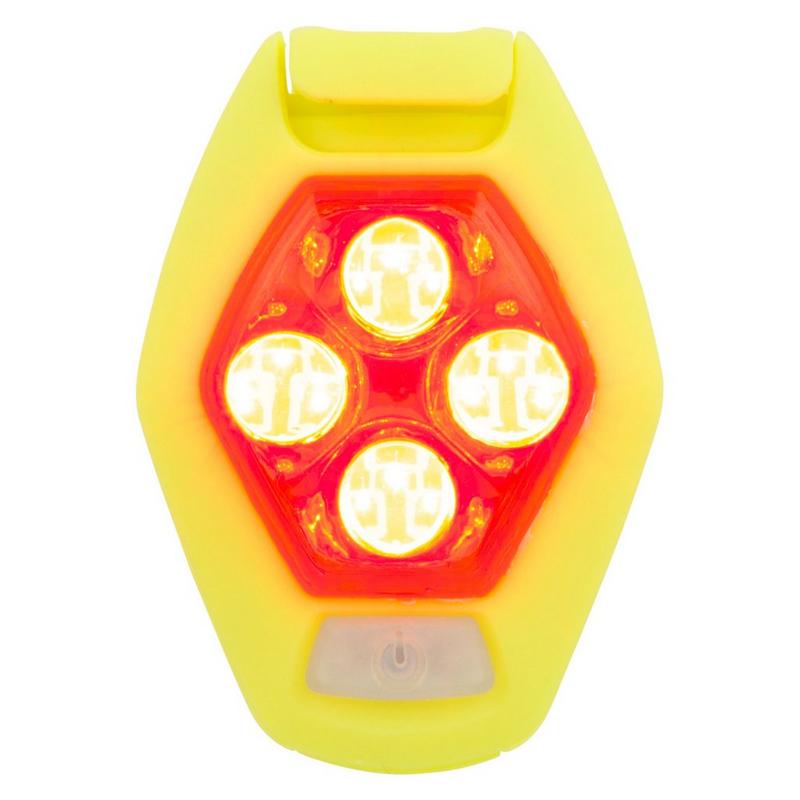 Nathan HyperBrite Rx Strobe Rechargeable LED Clip Light