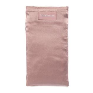 b, halfmoon Coussin pour les yeux en soie Lavender