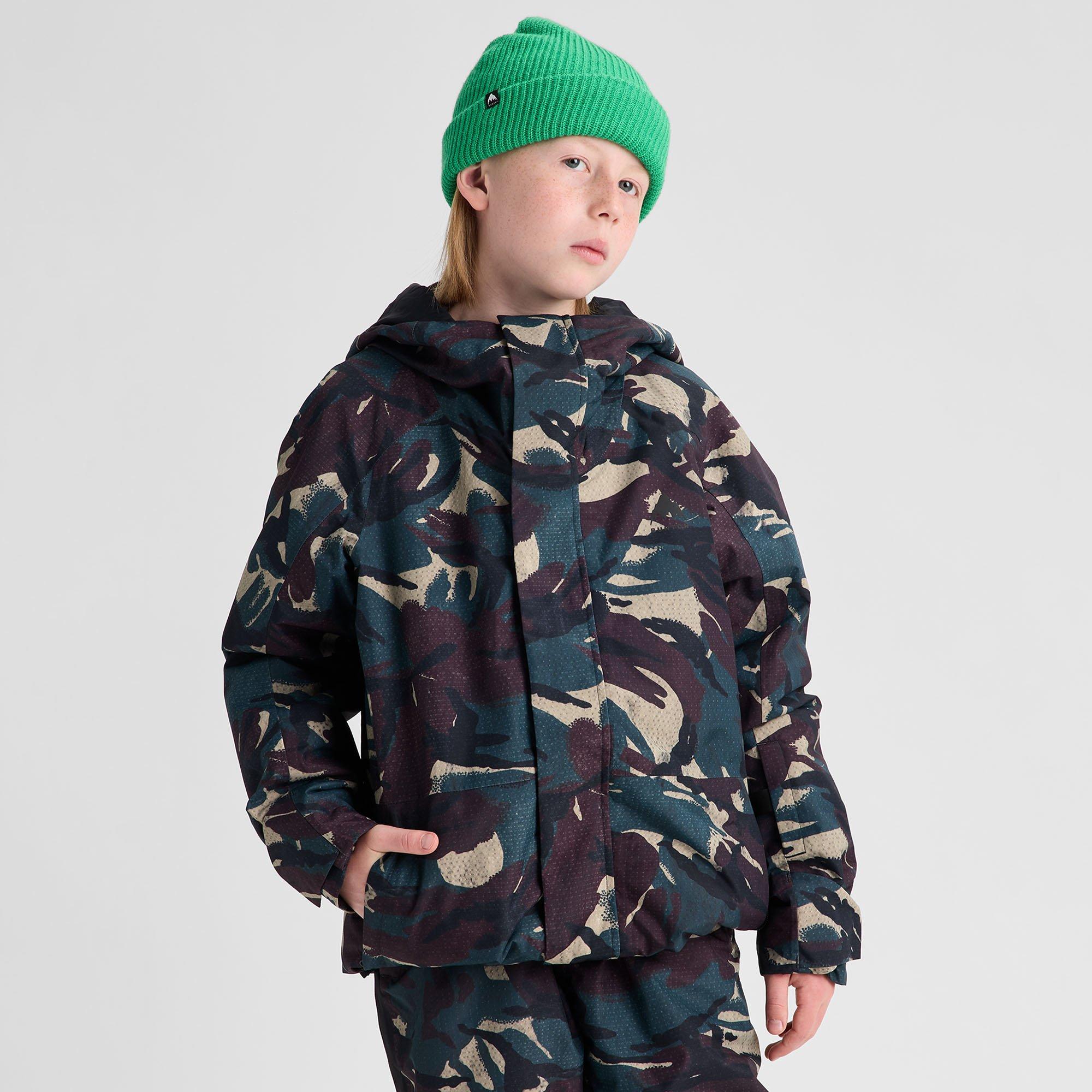 Burton | Boy's Junior's Skimmer 2L Jacket, Seersucker Camo, Size Medium