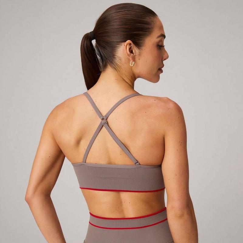 Fabletics Soutien-gorge &agrave; col en V pour femmes &ndash; Soutien l&eacute;ger