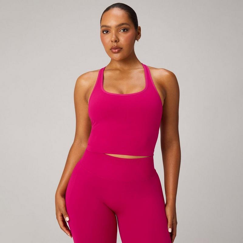 Fabletics D&eacute;bardeur court avec soutien-gorge int&eacute;gr&eacute; pour femmes