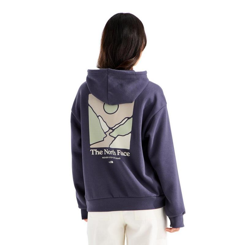 The North Face Chandail &agrave; capuchon surdimensionn&eacute; Evolution Monte pour femmes