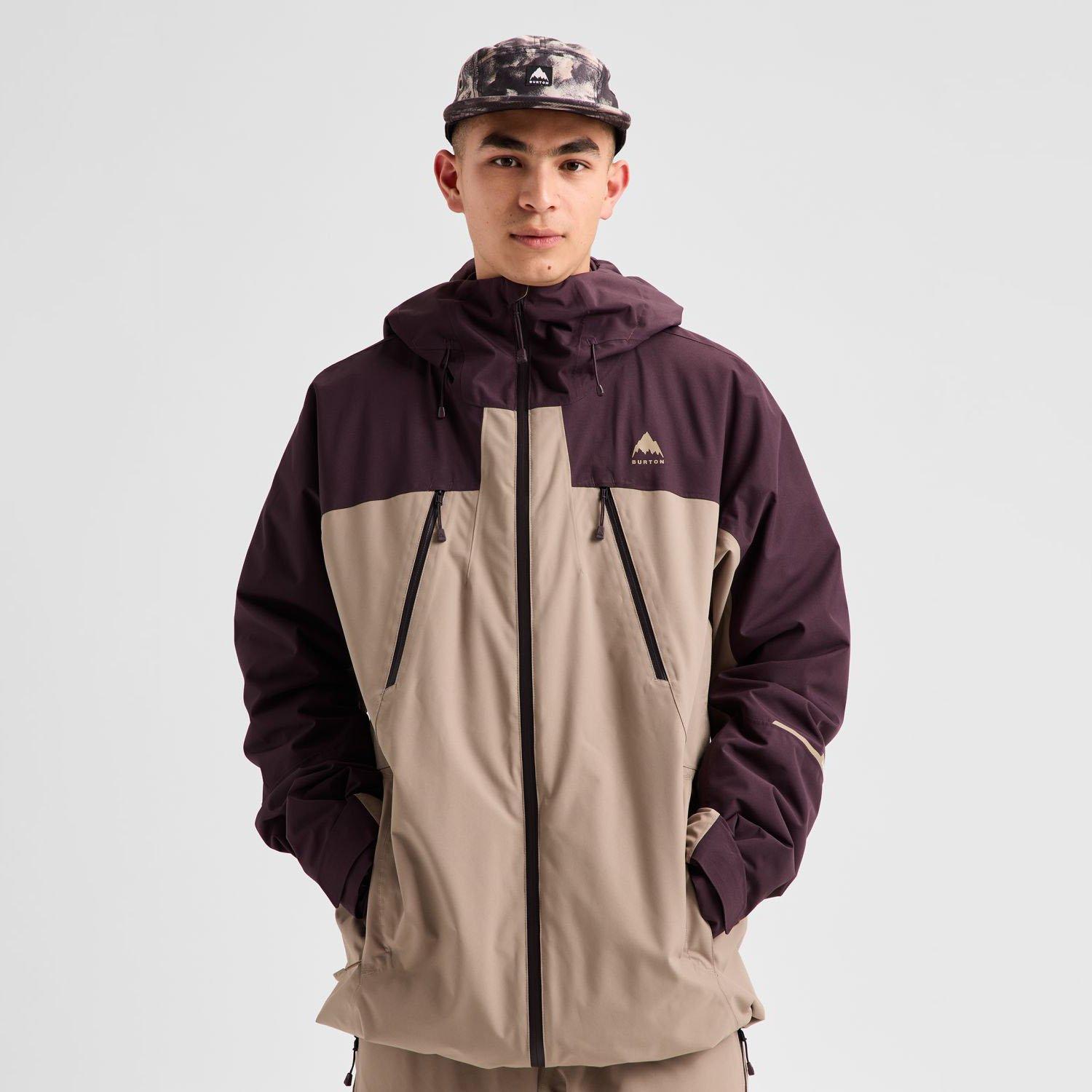 Burton | Men's Reserve 2L 3-in-1 Jacket, Bear Hug Brown Summit Taupe, Size Medium