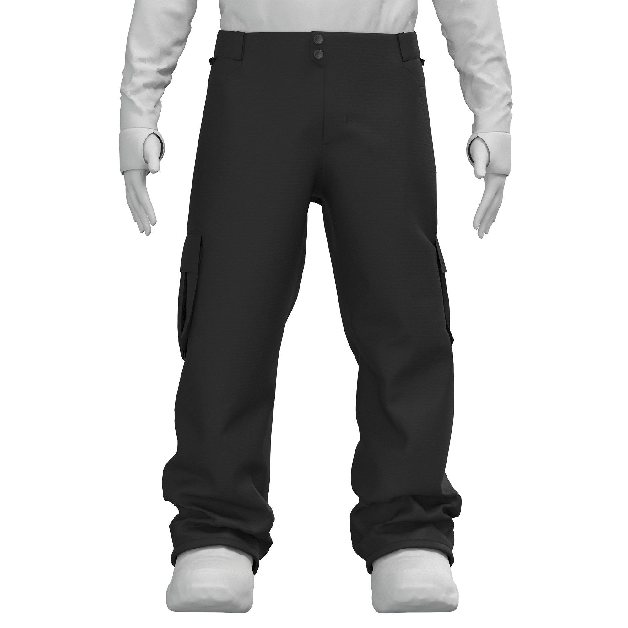 Burton | Men's Reserve 2L Baggy Pants, True Black, Size Small
