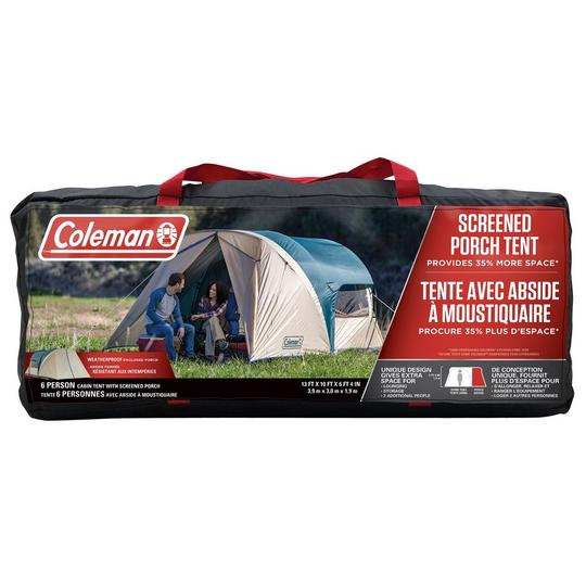 6P Cabin Tent with Screen Room | Coleman | Sporting Life Online