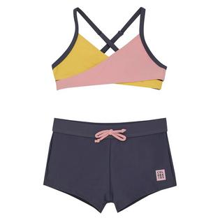 Color Kids Maillot de bain deux pi&egrave;ces &agrave; blocs de couleur pour filles [2-10]