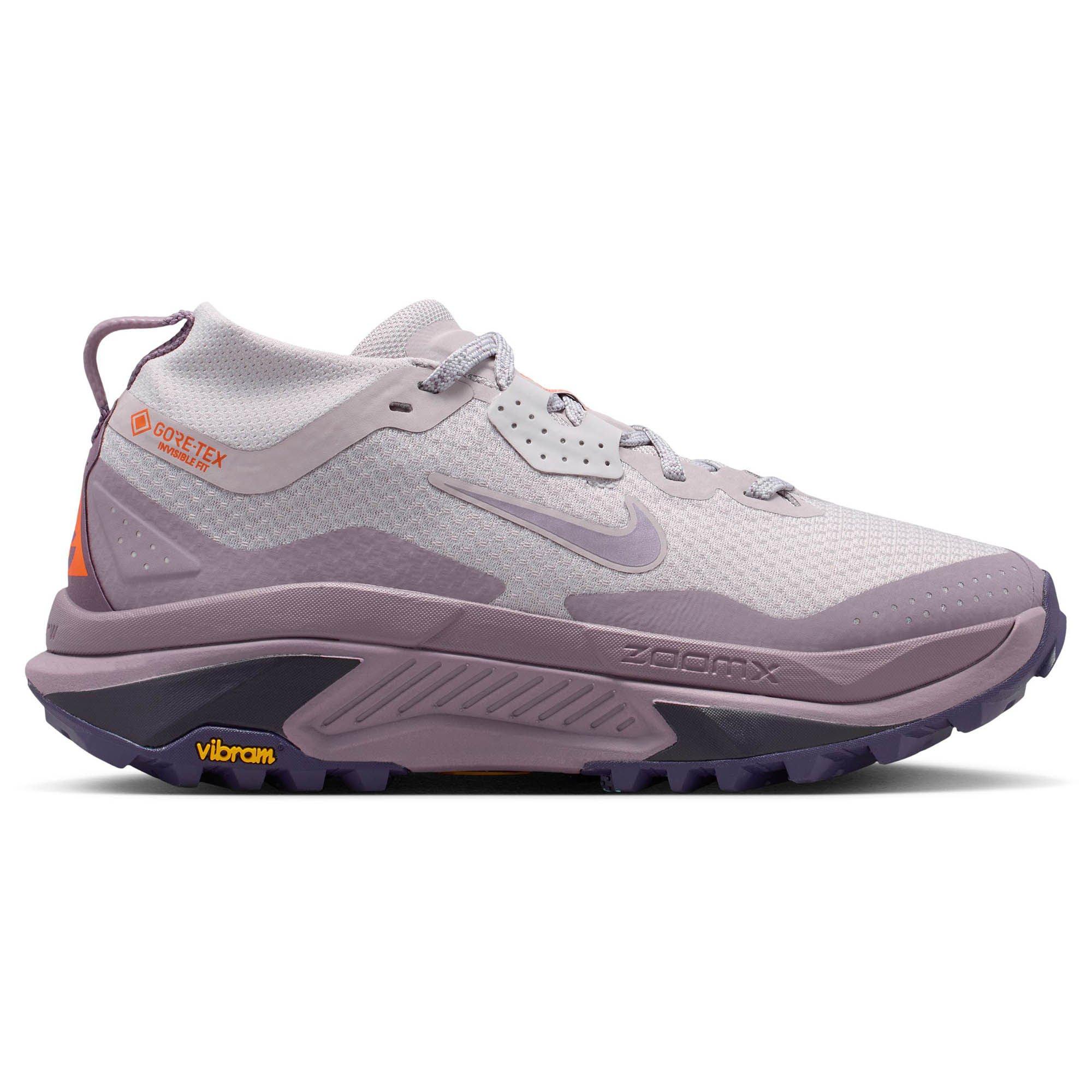 Nike | Women's ACG Zegama Trail GORE-TEX Waterproof Running Shoes, Silver Lilac Violet Dust Purple, Size 9.5