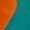 Teal / Orange | Ensemble tuba et masque de natation Guppy pour enfants
