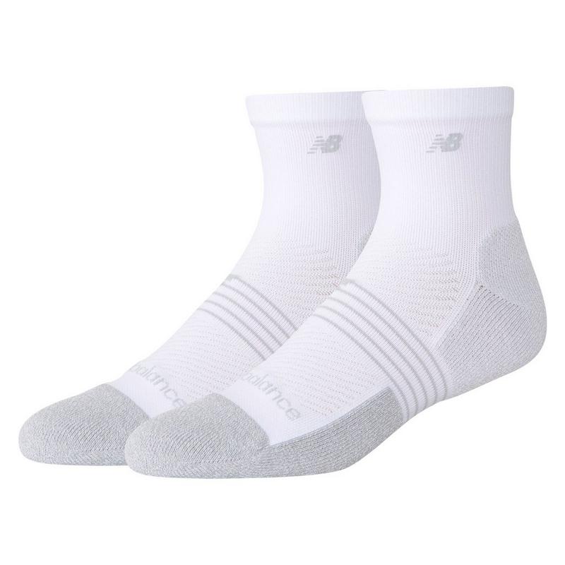 New Balance Chaussettes Pro Training Cushion Quarter unisexes (paquet de 2)