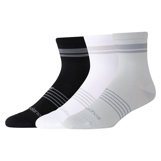 New Balance Unisex Pro Running QTR Sock  3 Pack 