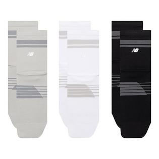 New Balance Unisex Pro Running QTR Sock (3 Pack)