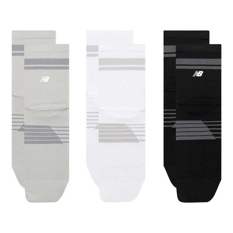New Balance Chaussettes Pro Running QTR unisexes (paquet de 3)