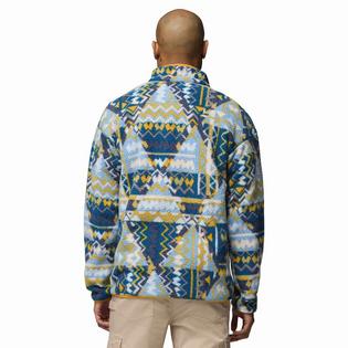 Columbia Haut &agrave; demi-patte de boutonnage Helvetia II en molleton &agrave; motifs pour hommes