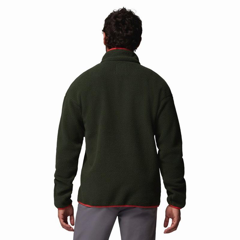 Columbia Haut en molleton &agrave; demi-patte de boutonnage Helvetia II pour hommes