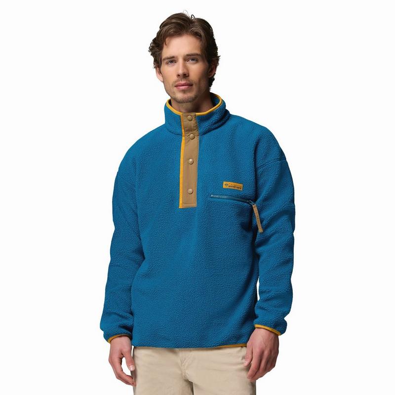 Columbia Haut en molleton &agrave; demi-patte de boutonnage Helvetia II pour hommes