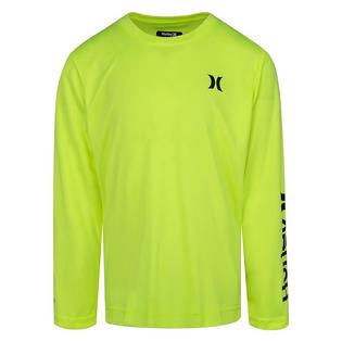 Hurley Junior Boys' [8-16] Icon UPF Long Sleeve Rashguard