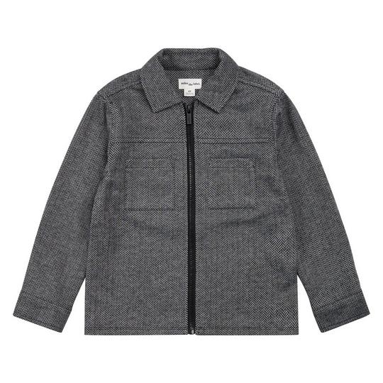 Miles The Label Boys   2-10  Chevron Woven Shirt Jacket