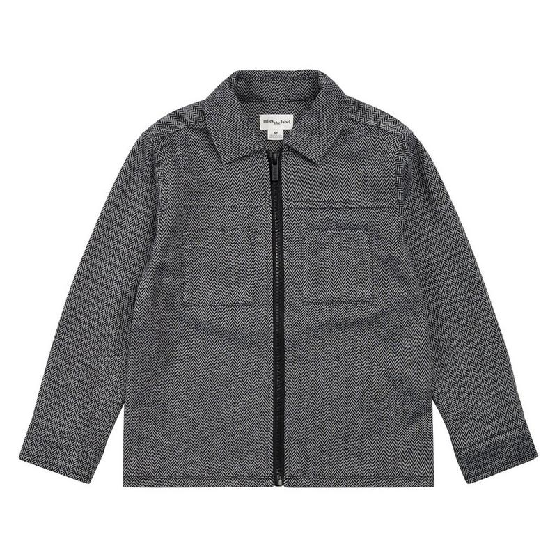 Miles The Label Boys' [2-10] Chevron Woven Shirt Jacket