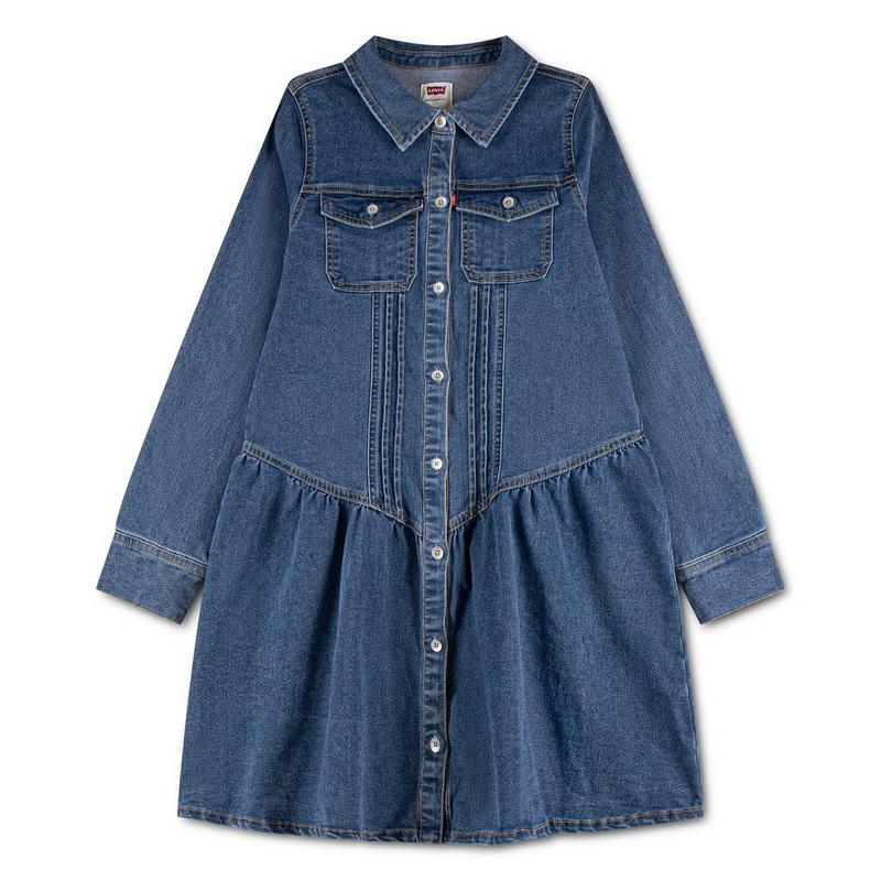 Levi's Junior Girls' [7-16] Drop Waist Denim Shirt Dress