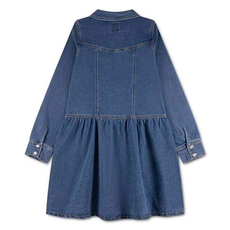 Levi's Junior Girls' [7-16] Drop Waist Denim Shirt Dress