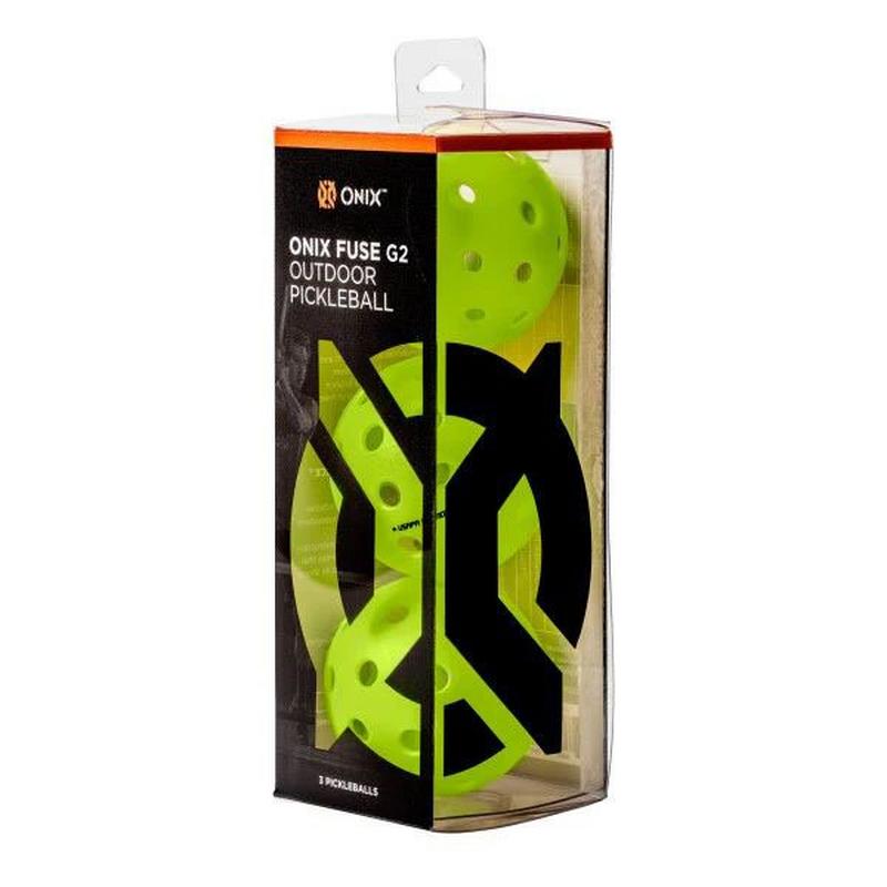Onix Balles de pickleball d'ext&eacute;rieur Fuse G2 (paquet de 3)