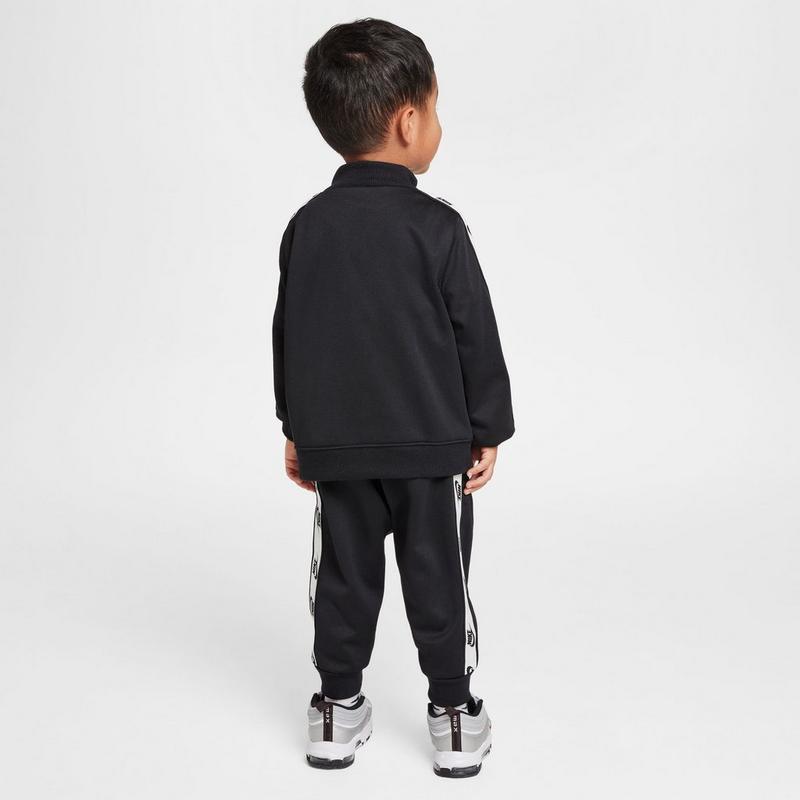 Nike Ensemble deux pi&egrave;ces &agrave; fermeture &eacute;clair compl&egrave;te Logo Taping Dri-FIT pour enfants [2-4T]