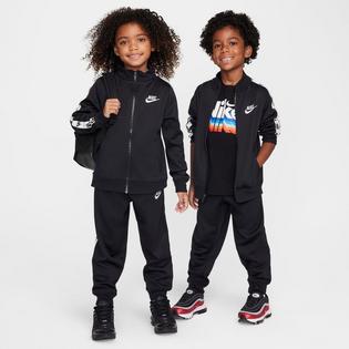 Nike Kids' [4-7] Logo Taping Dri-FIT Full-Zip Two-Piece Set