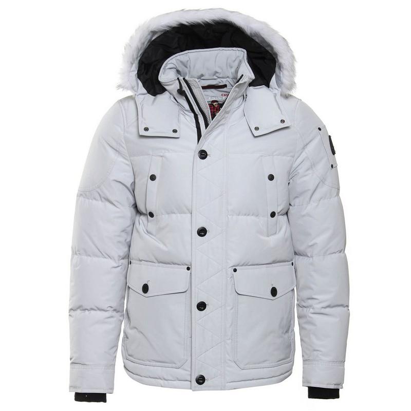 Moose Knuckles Men's Onyx Round Island Shearling Down Jacket