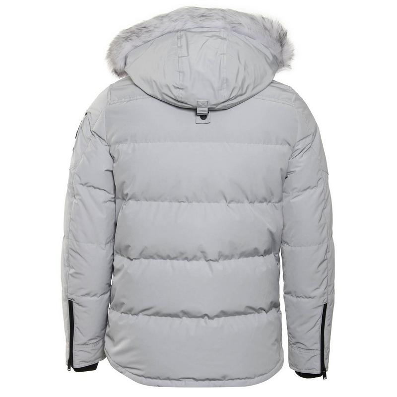 Moose Knuckles Men's Onyx Round Island Shearling Down Jacket