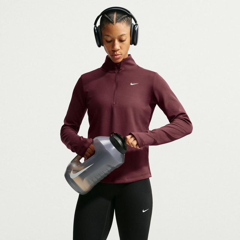 Nike Women's One Therma-FIT 1/2-Zip Midlayer Top