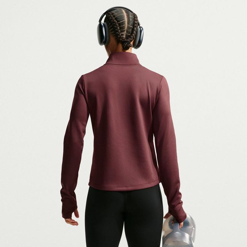Nike Women's One Therma-FIT 1/2-Zip Midlayer Top