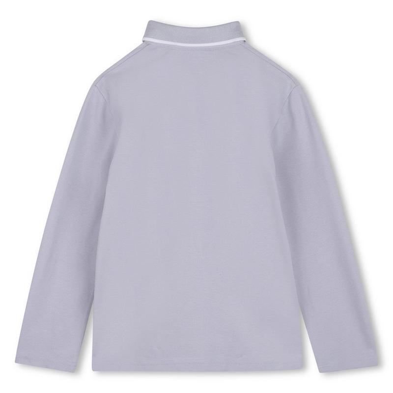 BOSS Junior Boys' [8-16] Tipped Long Sleeve Polo