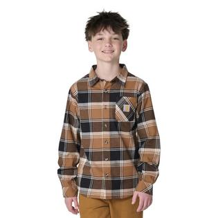 Carhartt Chemise &agrave; manches longues en flanelle pour gar&ccedil;ons juniors [8-16]