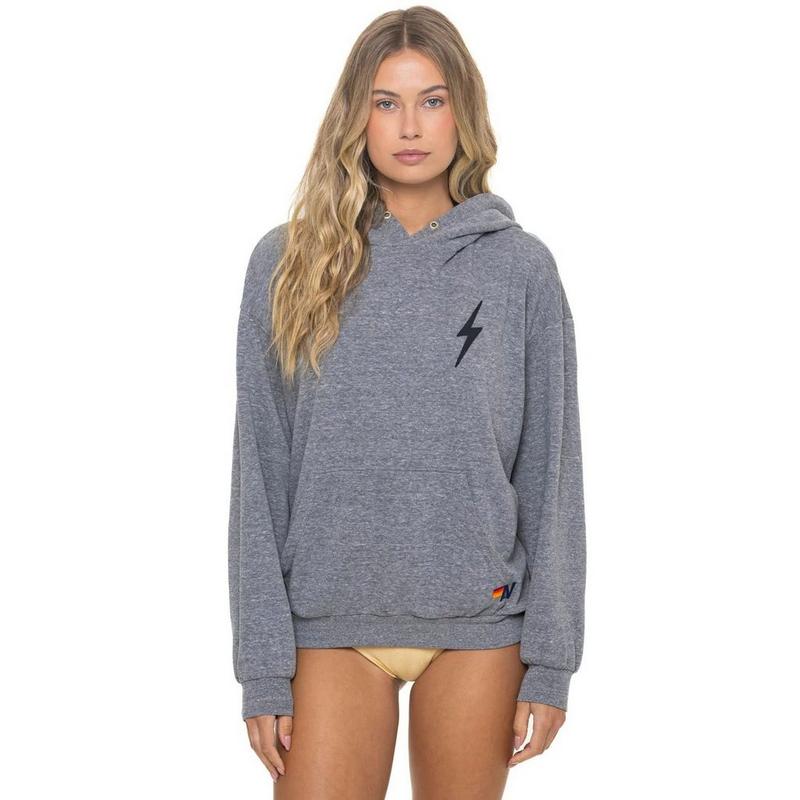 Aviator Nation Chandail &agrave; capuchon d&eacute;contract&eacute; Bolt Stitch 2 unisexe