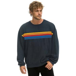 Aviator Nation Chandail &agrave; col rond 5 Stripes Relaxed unisexe
