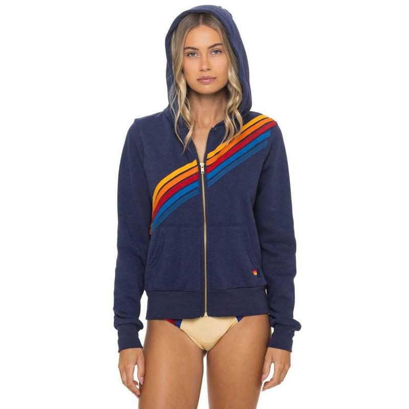 Aviator Nation Chandail &agrave; capuchon avec glissi&egrave;re Disco unisexe
