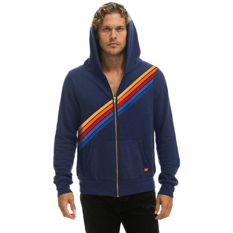 Aviator Nation Chandail &agrave; capuchon avec glissi&egrave;re Disco unisexe