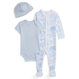 Polo Ralph Lauren Ensemble-cadeau trois pi&egrave;ces en coton toile pour b&eacute;b&eacute;s gar&ccedil;ons [0-24 mois]