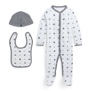 Polo Ralph Lauren Ensemble cadeau trois pi&egrave;ces en coton Polo Bear pour b&eacute;b&eacute;s gar&ccedil;ons [0-24 mois]