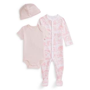Polo Ralph Lauren Ensemble-cadeau trois pi&egrave;ces en coton toile pour b&eacute;b&eacute;s filles [0-24 mois]