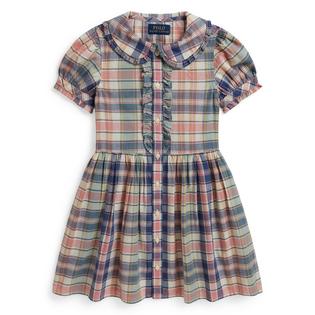 Polo Ralph Lauren Robe chemise en coton &agrave; carreaux pour filles [2-6X]