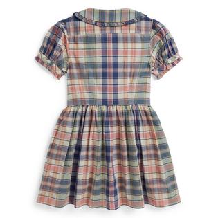 Polo Ralph Lauren Robe chemise en coton &agrave; carreaux pour filles [2-6X]