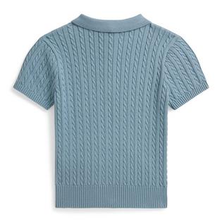 Polo Ralph Lauren Chandail Polo en coton &agrave; mini torsades pour filles juniors [7-16]