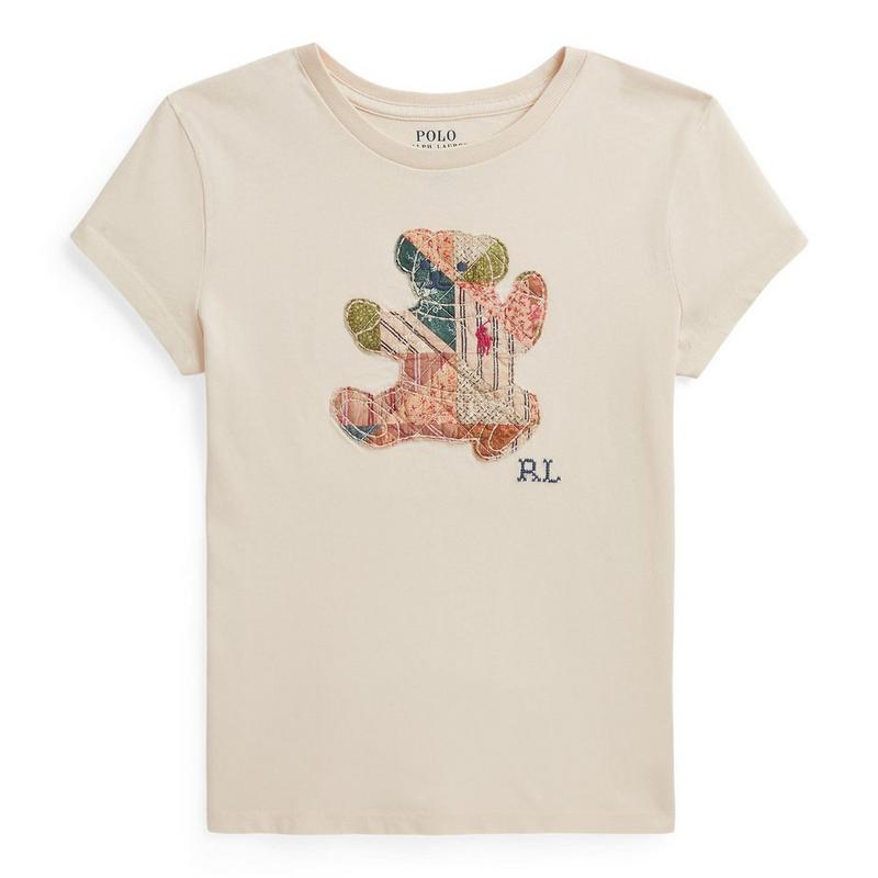 Polo Ralph Lauren Junior Girls' [7-16] Patchwork Polo Bear Cotton Jersey T-Shirt