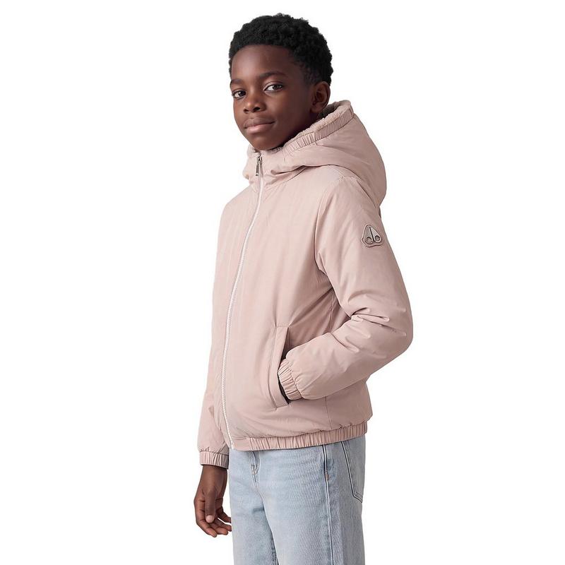 Moose Knuckles Manteau &agrave; capuchon r&eacute;versible Simcoe Bunny pour juniors [7-16]